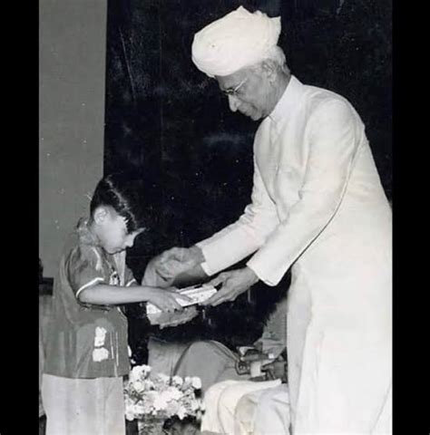 Kamal Haasan being awarded the Rashtrapati Award for his performance in "Kalathur Kannamma"(1960 ...