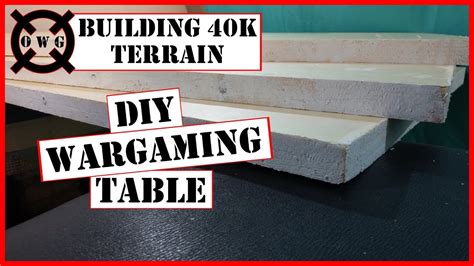 How to Make A 6'x4' Wargaming Table For Less Than $55 - YouTube