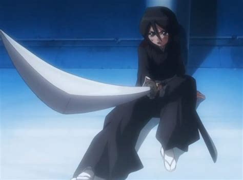 U Must Become A Soul Reaper, kuchiki, close up, pointing, blade, anime, rukia kuchiki, HD ...