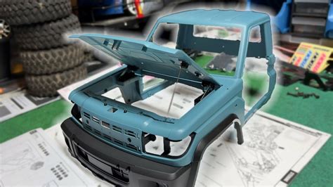 Killerbody Toyota Land Cruiser LC70 Opening hood upgrade KIT on BRX01 ...