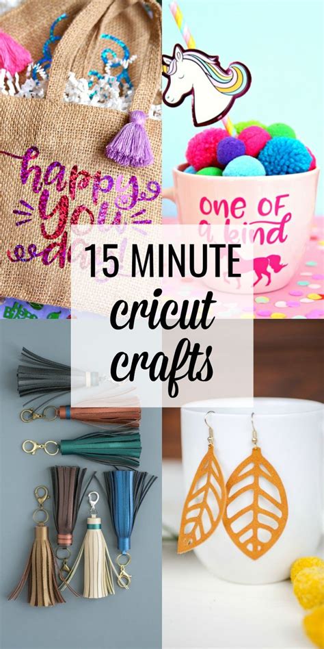 Cricut Projects You Can Make in 15 Minutes or Less | Cricut crafts, Cricut projects, Crafts to ...