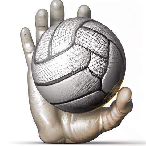 Hand Ball Logo Hyper Realistic Intricate Detail · Creative Fabrica