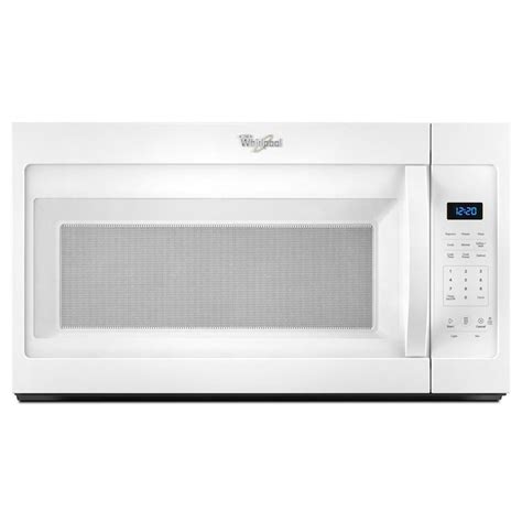 Whirlpool 1.7-cu ft Over-the-Range Microwave (White) in the Over-the-Range Microwaves department ...