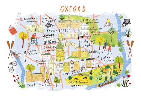 Oxford Map - Etsy