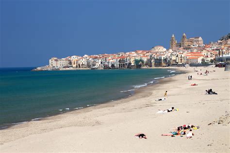 a beach with a view...Cefalu, Sicily | Christine Zenino | Flickr