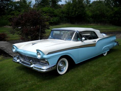 1957 Ford Fairlane 500 Convertible Rare Estate Sale Barn Find Nice for ...