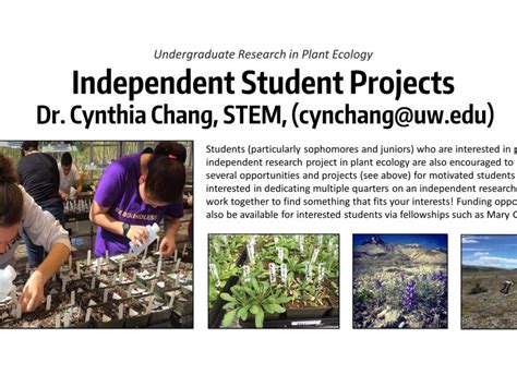 Plant Ecology – Independent Projects – CONNECTED HUSKIES