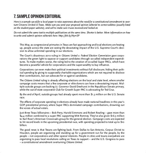 News Editorial Outline - Examples, Format, Pdf | Examples