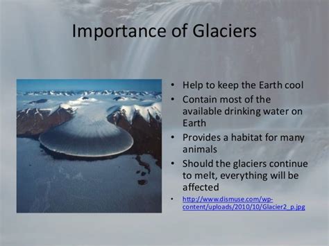 Effects of melting glaciers