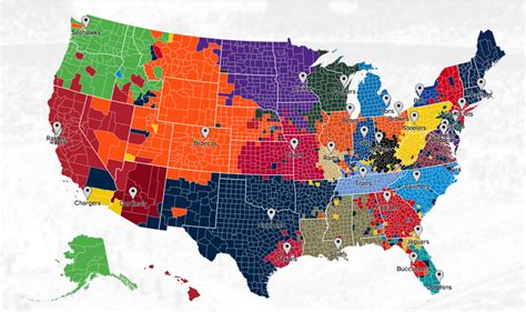 Denver Broncos, Dallas Cowboys: Twitter Map of NFL Football Team Fans ...