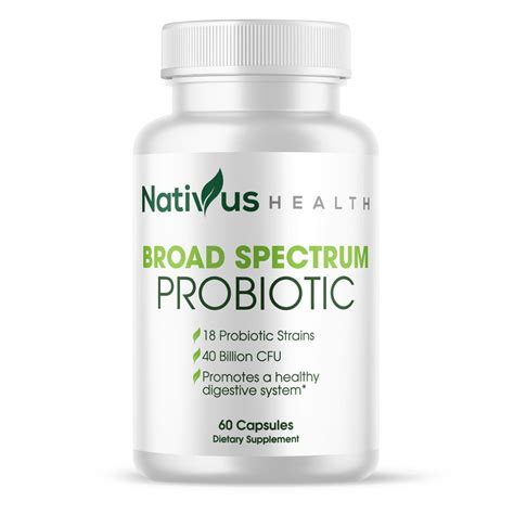 Broad Spectrum Probiotic – NativusHealth