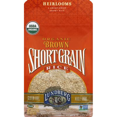 Lundberg Family Farms Brown Rice, Organic, Short Grain (32 oz) - Instacart