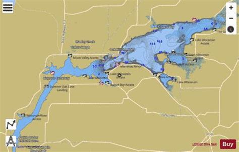 Wisconsin Lake Maps | Color 2018