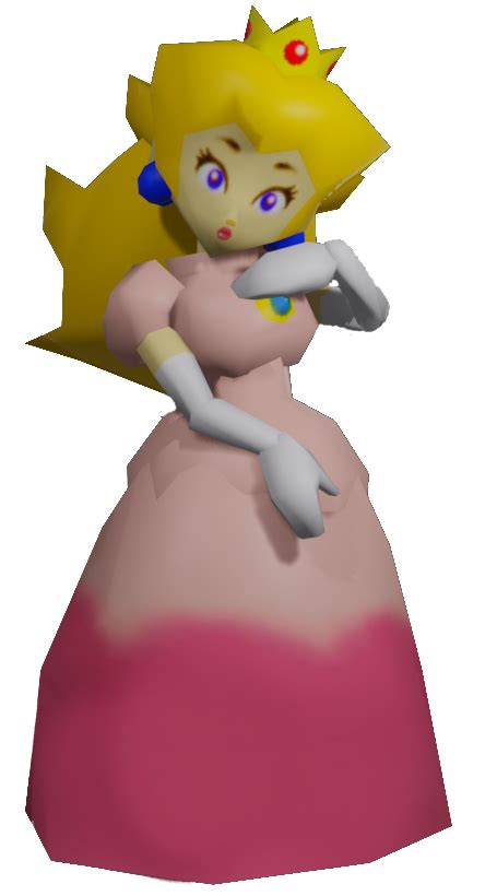 Peach SM64 melee render by MatyMatiasMaty on DeviantArt