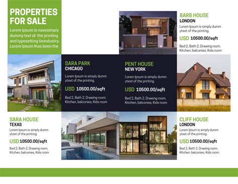 10+ Real Estate Brochure Examples, Ideas and Templates