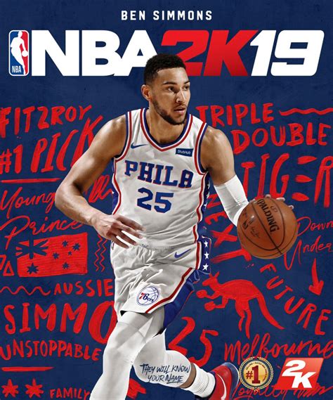 Ben Simmons Appearing on Australian NBA 2K19 Cover - NLSC