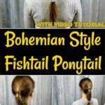 Bohemian Style Fishtail Ponytail - Video Tutorial - DIY & Crafts