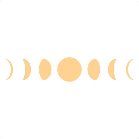 flat color style moon phases 12984794 Vector Art at Vecteezy