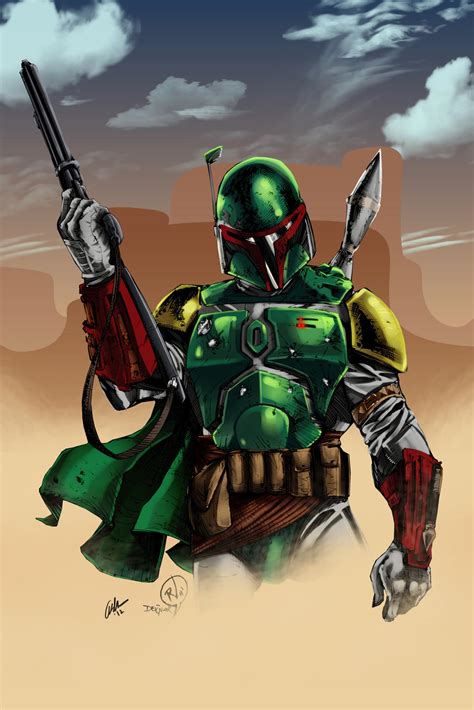 Boba Fett Colors by AshDayArt on DeviantArt