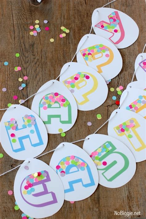 Easter Banner (free printable)