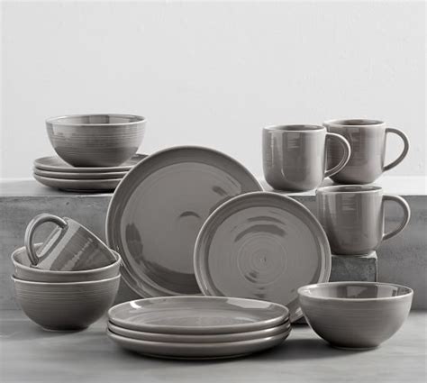 Joshua 16-Piece Dinnerware Set | Pottery Barn | Stoneware dinnerware ...