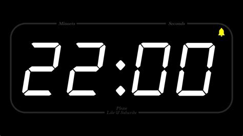 22 MINUTE - TIMER & ALARM - Full HD - COUNTDOWN - YouTube