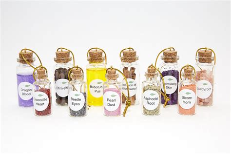 DIY Harry Potter Potion Ingredients Christmas Ornaments - Swish and Stitch