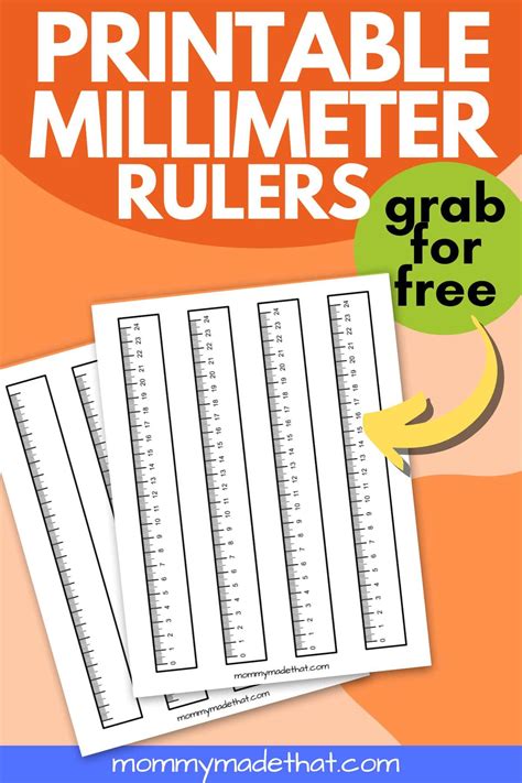 Free Printable Millimeter Ruler (Actual Size)