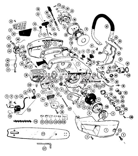 Poulan 20 - Poulan Chainsaw CHAIN SAW ASSEMBLY Parts Lookup with Diagrams | PartsTree