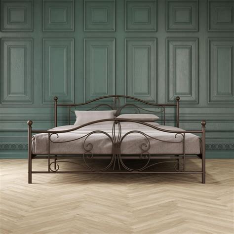 DHP Bombay Metal Bed, King Bed Frame, Bronze - Walmart.com - Walmart.com