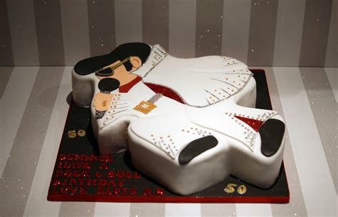 Elvis Presley 50th Birthday Cake - Bakealous