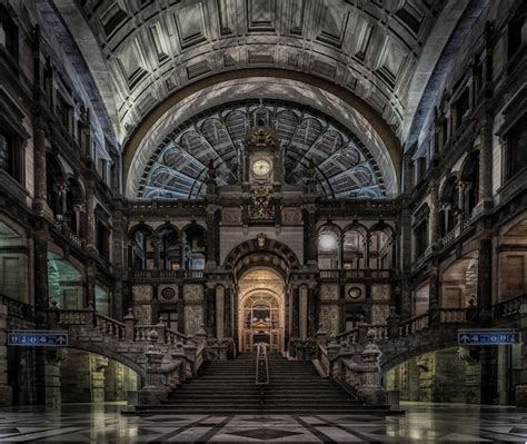 Premium Photo | Interior of antwerp central station