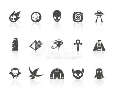 Mysteries Icons | Simple Black Series Stock Vector | Royalty-Free ...