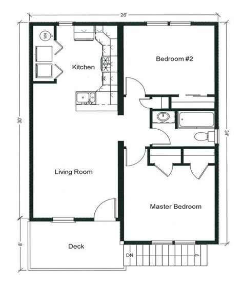 2 bedroom Modular Home Floor Plans - RBA Homes | Bungalow floor plans ...