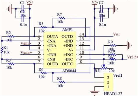 Circuit diagram of signal conditioning module. | Download Scientific ...