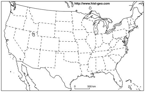 Printable United States Map With Scale - Printable Maps