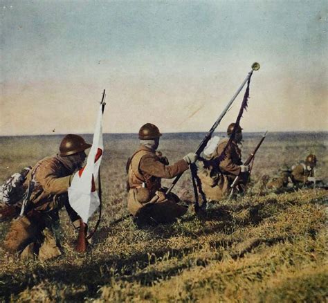 Japanese Soldiers During The Invasion of Manchuria, September 1931 ...