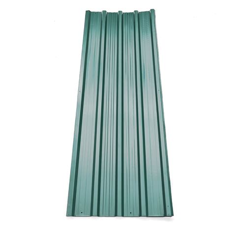 Living and Home Green Metal Corrugated Roofing Sheets | Wilko