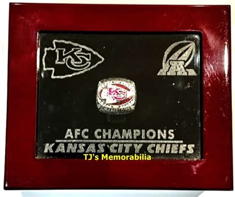 2020 KANSAS CITY CHIEFS AFC CHAMPIONSHIP RING & LIGHTED PRESENTATION ...