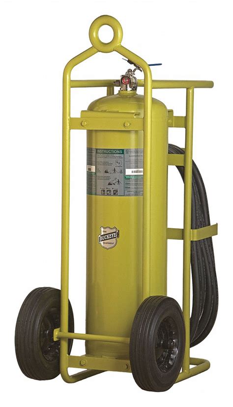 BUCKEYE, 150 lb Extinguisher Capacity, 10A:120B:C, Wheeled Fire ...