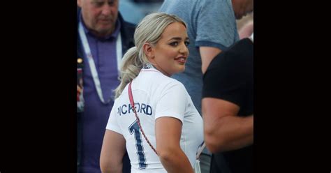 England WAGs: Players’ partners snapped in the stands during World Cup clash with Belgium ...