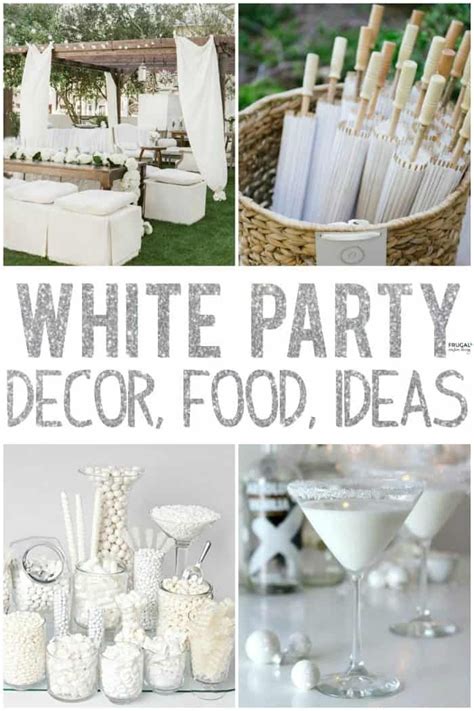 White Party Ideas - Food, Outfits, Decor and More! | White party theme ...