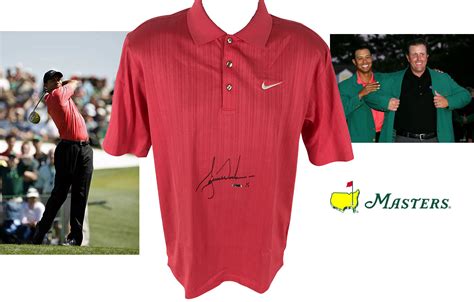 Lot Detail - Tiger Woods Signed & Match Worn/Used 2006 Masters Sunday ...