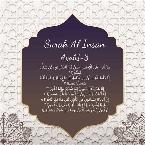 Surah Al Insan : Explanation and lessons from Surah Insan | Quran For kids