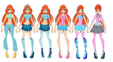 Winx Club Bloom outfits | Дисней наряды, Блум, Наряды