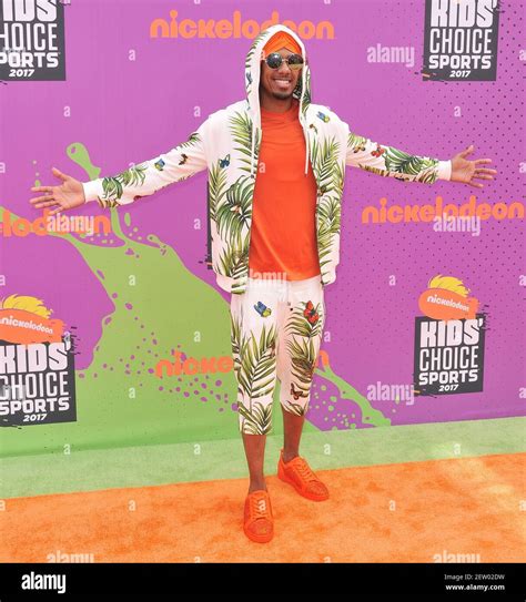 Nick Cannon arrives at the Nickelodeon Kids' Choice Sports Awards 2017 held at the Pauley ...