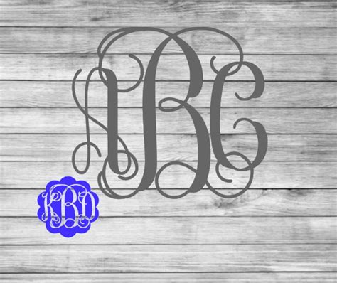 Vine Monogram Font SVG PNG - Etsy | Vine monogram font, Vine monogram ...