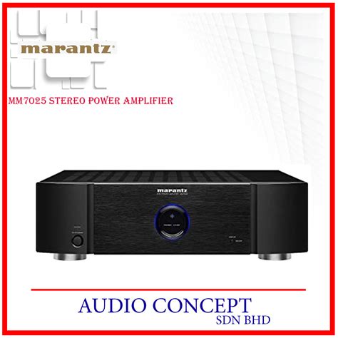 Marantz MM7025 Stereo Power Amplifier (Black) + Free Gift - Audio Concept