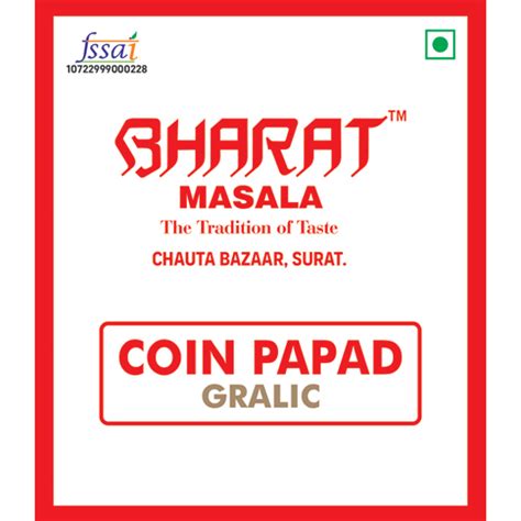 Buy Coin Papad Garlic Online at Best Price - Bharat Masala