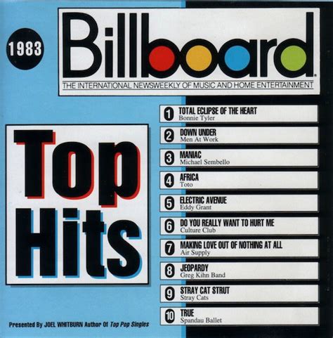 Various - Billboard Top Hits - 1983 at Discogs